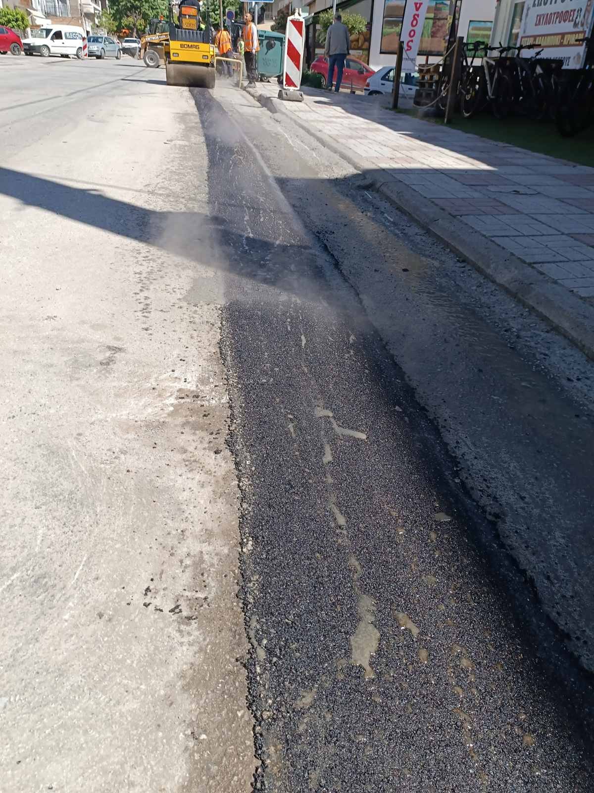 Αποκατάσταση ασφαλτικού οδοστρώματος
