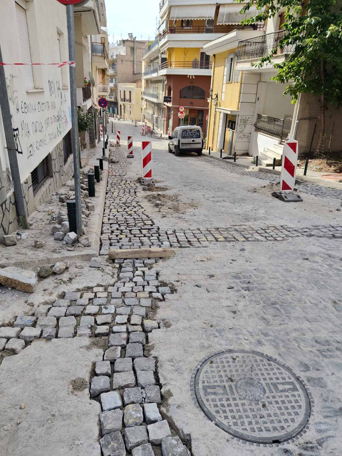 Αποκατάσταση παραδοσιακού καλντεριμιού